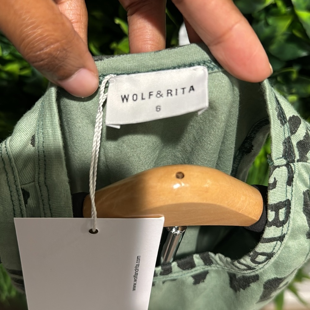 🆕🏷️ Wolf + Rita TANK 💚🖤💚🩶 - Picture 3 of 3